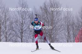 14.02.2015, Oslo, Norway (NOR): Sven Grossegger (AUT) - IBU world cup biathlon Holmenkollen, sprint men, Oslo (NOR). www.nordicfocus.com. © Manzoni/NordicFocus. Every downloaded picture is fee-liable.