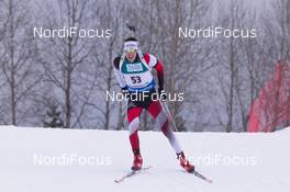 14.02.2015, Oslo, Norway (NOR): Julian Eberhard (AUT) - IBU world cup biathlon Holmenkollen, sprint men, Oslo (NOR). www.nordicfocus.com. © Manzoni/NordicFocus. Every downloaded picture is fee-liable.