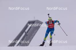 14.02.2015, Oslo, Norway (NOR): Darya Yurlova (EST) - IBU world cup biathlon Holmenkollen, sprint women, Oslo (NOR). www.nordicfocus.com. © Manzoni/NordicFocus. Every downloaded picture is fee-liable.