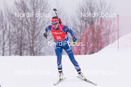 14.02.2015, Oslo, Norway (NOR): Jitka Landova (CZE) - IBU world cup biathlon Holmenkollen, sprint women, Oslo (NOR). www.nordicfocus.com. © Manzoni/NordicFocus. Every downloaded picture is fee-liable.