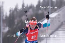 14.02.2015, Oslo, Norway (NOR): Iana Bondar (UKR) - IBU world cup biathlon Holmenkollen, sprint women, Oslo (NOR). www.nordicfocus.com. © Manzoni/NordicFocus. Every downloaded picture is fee-liable.