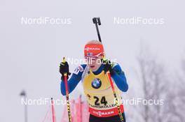 14.02.2015, Oslo, Norway (NOR): Kaisa Maekaeraeinen (FIN) - IBU world cup biathlon Holmenkollen, sprint women, Oslo (NOR). www.nordicfocus.com. © Manzoni/NordicFocus. Every downloaded picture is fee-liable.