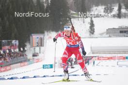 14.02.2015, Oslo, Norway (NOR): Tiril Eckhoff (NOR) - IBU world cup biathlon Holmenkollen, sprint women, Oslo (NOR). www.nordicfocus.com. © Manzoni/NordicFocus. Every downloaded picture is fee-liable.