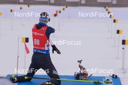 14.02.2015, Oslo, Norway (NOR): Clare Egan (USA) - IBU world cup biathlon Holmenkollen, sprint women, Oslo (NOR). www.nordicfocus.com. © Manzoni/NordicFocus. Every downloaded picture is fee-liable.