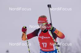 14.02.2015, Oslo, Norway (NOR): Franziska Preuss (GER) - IBU world cup biathlon Holmenkollen, sprint women, Oslo (NOR). www.nordicfocus.com. © Manzoni/NordicFocus. Every downloaded picture is fee-liable.