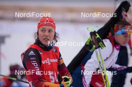 14.02.2015, Oslo, Norway (NOR): Laura Dahlmeier (GER) - IBU world cup biathlon Holmenkollen, sprint women, Oslo (NOR). www.nordicfocus.com. © Manzoni/NordicFocus. Every downloaded picture is fee-liable.