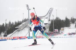 14.02.2015, Oslo, Norway (NOR): Iryna Varvynets (UKR) - IBU world cup biathlon Holmenkollen, sprint women, Oslo (NOR). www.nordicfocus.com. © Manzoni/NordicFocus. Every downloaded picture is fee-liable.