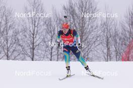 14.02.2015, Oslo, Norway (NOR): Juliya Dzhyma (UKR) - IBU world cup biathlon Holmenkollen, sprint women, Oslo (NOR). www.nordicfocus.com. © Manzoni/NordicFocus. Every downloaded picture is fee-liable.
