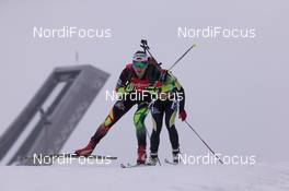 14.02.2015, Oslo, Norway (NOR): Nastassia Dubarezava  (BLR) - IBU world cup biathlon Holmenkollen, sprint women, Oslo (NOR). www.nordicfocus.com. © Manzoni/NordicFocus. Every downloaded picture is fee-liable.