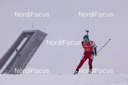 14.02.2015, Oslo, Norway (NOR): Yurie Tanaka (JPN) - IBU world cup biathlon Holmenkollen, sprint women, Oslo (NOR). www.nordicfocus.com. © Manzoni/NordicFocus. Every downloaded picture is fee-liable.