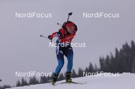 14.02.2015, Oslo, Norway (NOR): Olga Podchufarova (RUS) - IBU world cup biathlon Holmenkollen, sprint women, Oslo (NOR). www.nordicfocus.com. © Manzoni/NordicFocus. Every downloaded picture is fee-liable.