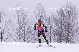 14.02.2015, Oslo, Norway (NOR): Marie Dorin (FRA) - IBU world cup biathlon Holmenkollen, sprint women, Oslo (NOR). www.nordicfocus.com. © Manzoni/NordicFocus. Every downloaded picture is fee-liable.