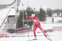 14.02.2015, Oslo, Norway (NOR): Karin Oberhofer (ITA) - IBU world cup biathlon Holmenkollen, sprint women, Oslo (NOR). www.nordicfocus.com. © Manzoni/NordicFocus. Every downloaded picture is fee-liable.