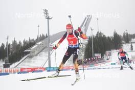 14.02.2015, Oslo, Norway (NOR): Franziska Preuss (GER) - IBU world cup biathlon Holmenkollen, sprint women, Oslo (NOR). www.nordicfocus.com. © Manzoni/NordicFocus. Every downloaded picture is fee-liable.