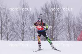 14.02.2015, Oslo, Norway (NOR): Nadezhda Skardino (BLR) - IBU world cup biathlon Holmenkollen, sprint women, Oslo (NOR). www.nordicfocus.com. © Manzoni/NordicFocus. Every downloaded picture is fee-liable.