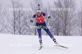 14.02.2015, Oslo, Norway (NOR): Susan Dunklee (USA) - IBU world cup biathlon Holmenkollen, sprint women, Oslo (NOR). www.nordicfocus.com. © Manzoni/NordicFocus. Every downloaded picture is fee-liable.