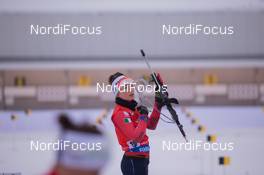 14.02.2015, Oslo, Norway (NOR): Dorothea Wierer (ITA) - IBU world cup biathlon Holmenkollen, sprint women, Oslo (NOR). www.nordicfocus.com. © Manzoni/NordicFocus. Every downloaded picture is fee-liable.