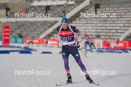 11.02.2015, Oslo, Norway (NOR): Tim Burke (USA) - IBU world cup biathlon Holmenkollen, training, Oslo (NOR). www.nordicfocus.com. © Manzoni/NordicFocus. Every downloaded picture is fee-liable.