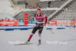 11.02.2015, Oslo, Norway (NOR): Simon Eder (AUT) - IBU world cup biathlon Holmenkollen, training, Oslo (NOR). www.nordicfocus.com. © Manzoni/NordicFocus. Every downloaded picture is fee-liable.