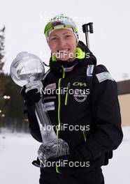 22.03.2015, Khanty-Mansiysk, Russia (RUS): Darya Domracheva (BLR) - IBU world cup biathlon, cups, Khanty-Mansiysk (RUS). www.nordicfocus.com. © Manzoni/NordicFocus. Every downloaded picture is fee-liable.