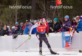 21.03.2015, Khanty-Mansiysk, Russia (RUS): Nathan Smith (CAN) - IBU world cup biathlon, pursuit men, Khanty-Mansiysk (RUS). www.nordicfocus.com. © Manzoni/NordicFocus. Every downloaded picture is fee-liable.