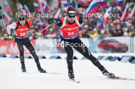 21.03.2015, Khanty-Mansiysk, Russia (RUS): Serafin Wiestner (SUI) - IBU world cup biathlon, pursuit men, Khanty-Mansiysk (RUS). www.nordicfocus.com. © Manzoni/NordicFocus. Every downloaded picture is fee-liable.