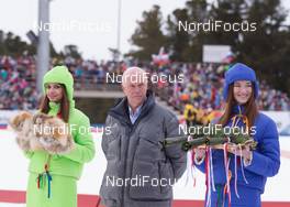 21.03.2015, Khanty-Mansiysk, Russia (RUS): Anders Besseberg (NOR) president of International Biathlon Union - IBU world cup biathlon, pursuit men, Khanty-Mansiysk (RUS). www.nordicfocus.com. © Manzoni/NordicFocus. Every downloaded picture is fee-liable.