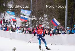 21.03.2015, Khanty-Mansiysk, Russia (RUS): Anton Shipulin (RUS) - IBU world cup biathlon, pursuit men, Khanty-Mansiysk (RUS). www.nordicfocus.com. © Manzoni/NordicFocus. Every downloaded picture is fee-liable.
