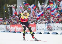 21.03.2015, Khanty-Mansiysk, Russia (RUS): Martin Fourcade (FRA) - IBU world cup biathlon, pursuit men, Khanty-Mansiysk (RUS). www.nordicfocus.com. © Manzoni/NordicFocus. Every downloaded picture is fee-liable.