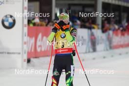 21.03.2015, Khanty-Mansiysk, Russia (RUS): Darya Domracheva (BLR) - IBU world cup biathlon, pursuit women, Khanty-Mansiysk (RUS). www.nordicfocus.com. © Manzoni/NordicFocus. Every downloaded picture is fee-liable.