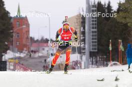19.03.2015, Khanty-Mansiysk, Russia (RUS): Michael Roesch (BEL) - IBU world cup biathlon, sprint men, Khanty-Mansiysk (RUS). www.nordicfocus.com. © Manzoni/NordicFocus. Every downloaded picture is fee-liable.
