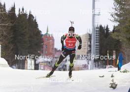 19.03.2015, Khanty-Mansiysk, Russia (RUS): Simon Fourcade (FRA) - IBU world cup biathlon, sprint men, Khanty-Mansiysk (RUS). www.nordicfocus.com. © Manzoni/NordicFocus. Every downloaded picture is fee-liable.