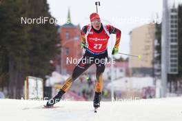 19.03.2015, Khanty-Mansiysk, Russia (RUS): Benedikt Doll (GER) - IBU world cup biathlon, sprint men, Khanty-Mansiysk (RUS). www.nordicfocus.com. © Manzoni/NordicFocus. Every downloaded picture is fee-liable.