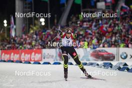 20.03.2015, Khanty-Mansiysk, Russia (RUS): Anais Bescond (FRA) - IBU world cup biathlon, sprint women, Khanty-Mansiysk (RUS). www.nordicfocus.com. © Manzoni/NordicFocus. Every downloaded picture is fee-liable.