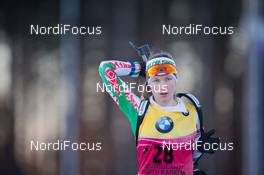 11.03.2015, Kontiolahti, Finland (FIN): Darya Domracheva (BLR) - IBU world championships biathlon, individual women, Kontiolahti (FIN). www.nordicfocus.com. © NordicFocus. Every downloaded picture is fee-liable.