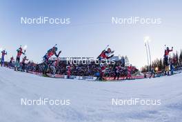 15.03.2015, Kontiolahti, Finland (FIN): Simon Eder (AUT) fights in the middle of the field - IBU world championships biathlon, mass men, Kontiolahti (FIN). www.nordicfocus.com. © NordicFocus. Every downloaded picture is fee-liable.