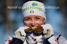15.03.2015, Kontiolahti, Finland (FIN): OBERHOFER Karin (ITA), - IBU world championships biathlon, mass women, Kontiolahti (FIN). www.nordicfocus.com. © Evgeny Tumashov / NordicFocus. Every downloaded picture is fee-liable.