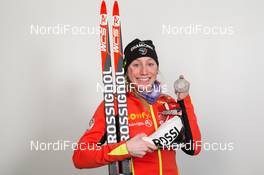 13.03.2015, Kontiolahti, Finland (FIN): Enora Latuilliere (FRA) - IBU world championships biathlon, medals, Kontiolahti (FIN). www.nordicfocus.com. © NordicFocus. Every downloaded picture is fee-liable.