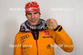 14.03.2015, Kontiolahti, Finland (FIN): Arnd Peiffer (GER) - IBU world championships biathlon, medals, Kontiolahti (FIN). www.nordicfocus.com. © NordicFocus. Every downloaded picture is fee-liable.