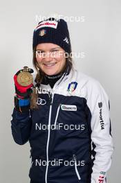 13.03.2015, Kontiolahti, Finland (FIN): Nicole Gontier (ITA) - IBU world championships biathlon, medals, Kontiolahti (FIN). www.nordicfocus.com. © NordicFocus. Every downloaded picture is fee-liable.