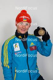 07.03.2015, Kontiolahti, Finland (FIN): Valj Semerenko (UKR) - IBU world championships biathlon, medals, Kontiolahti (FIN). www.nordicfocus.com. © NordicFocus. Every downloaded picture is fee-liable.