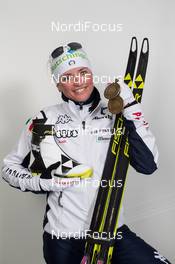 15.03.2015, Kontiolahti, Finland (FIN): Karin Oberhofer (ITA) - IBU world championships biathlon, medals, Kontiolahti (FIN). www.nordicfocus.com. © NordicFocus. Every downloaded picture is fee-liable.
