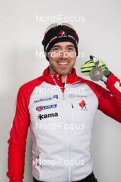 07.03.2015, Kontiolahti, Finland (FIN): Nathan Smith (CAN) - IBU world championships biathlon, medals, Kontiolahti (FIN). www.nordicfocus.com. © NordicFocus. Every downloaded picture is fee-liable.
