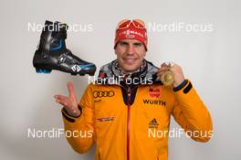14.03.2015, Kontiolahti, Finland (FIN): Arnd Peiffer (GER) - IBU world championships biathlon, medals, Kontiolahti (FIN). www.nordicfocus.com. © NordicFocus. Every downloaded picture is fee-liable.