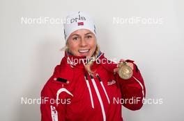 06.03.2015, Kontiolahti, Finland (FIN): Tiril Eckhoff (NOR) - IBU world championships biathlon, medals, Kontiolahti (FIN). www.nordicfocus.com. © NordicFocus. Every downloaded picture is fee-liable.