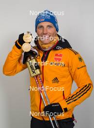 14.03.2015, Kontiolahti, Finland (FIN): Eric Lesser (GER) - IBU world championships biathlon, medals, Kontiolahti (FIN). www.nordicfocus.com. © NordicFocus. Every downloaded picture is fee-liable.