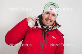 12.03.2015, Kontiolahti, Finland (FIN): Emil Hegle Svendsen (NOR) - IBU world championships biathlon, medals, Kontiolahti (FIN). www.nordicfocus.com. © NordicFocus. Every downloaded picture is fee-liable.