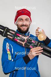 15.03.2015, Kontiolahti, Finland (FIN): Jakov Fak (SLO) - IBU world championships biathlon, medals, Kontiolahti (FIN). www.nordicfocus.com. © NordicFocus. Every downloaded picture is fee-liable.