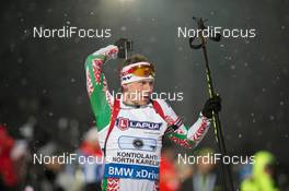 05.03.2015, Kontiolahti, Finland (FIN): Yuryi Liadov (BLR) - IBU world championships biathlon, relay mixed, Kontiolahti (FIN). www.nordicfocus.com. © NordicFocus. Every downloaded picture is fee-liable.