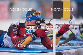 08.03.2015, Kontiolahti, Finland (FIN): Eric Lesser (GER) - IBU world championships biathlon, pursuit men, Kontiolahti (FIN). www.nordicfocus.com. © NordicFocus. Every downloaded picture is fee-liable.